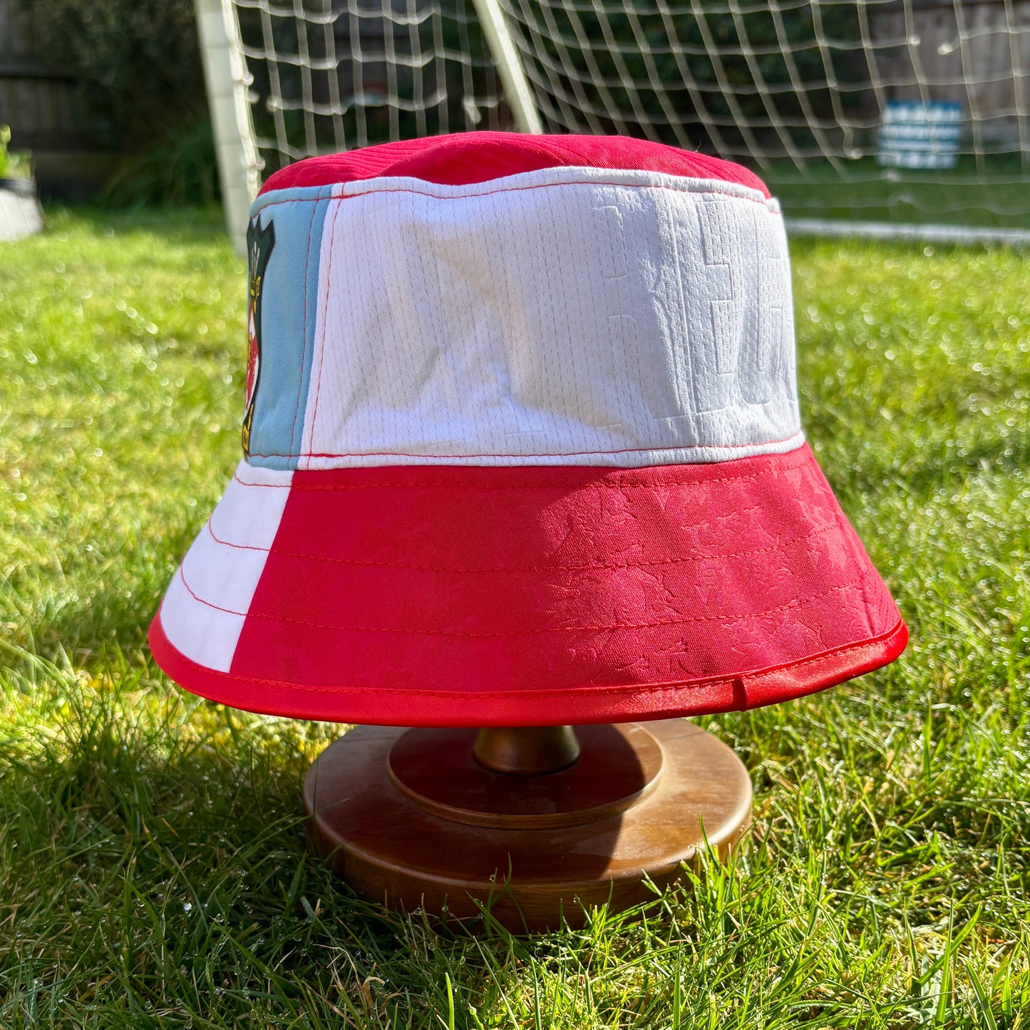 Wrexham bucket hat (adult 62-63 cm) - handmade from original shirts