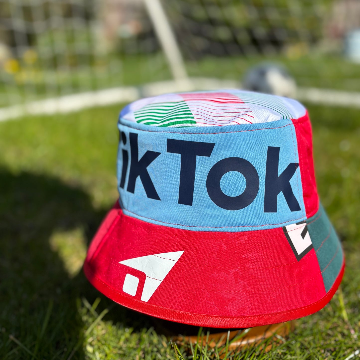 Wrexham bucket hat (adult 62-63 cm) - handmade from original shirts
