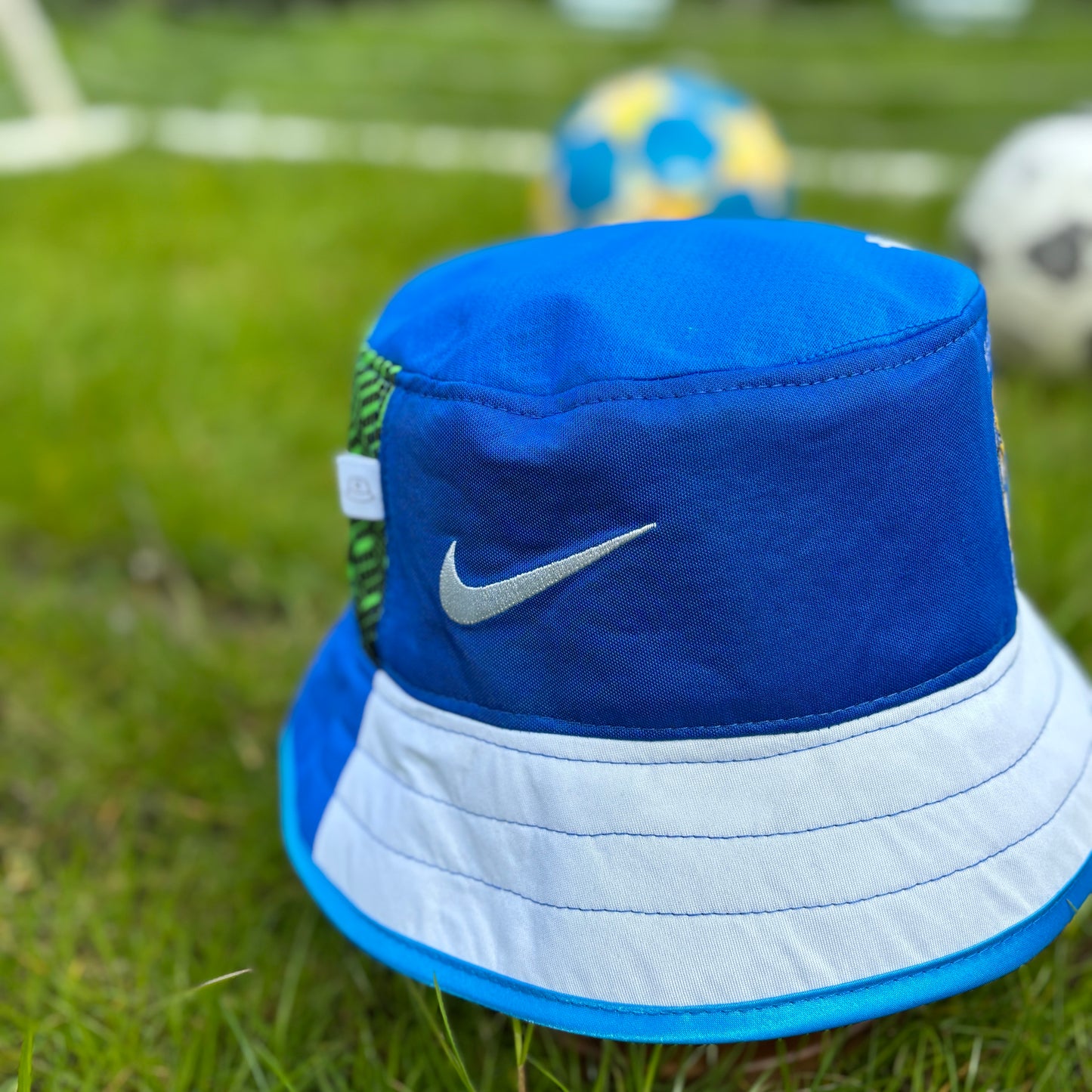 Stockport County bucket hat (adult 62-63 cm) - handmade from original shirts