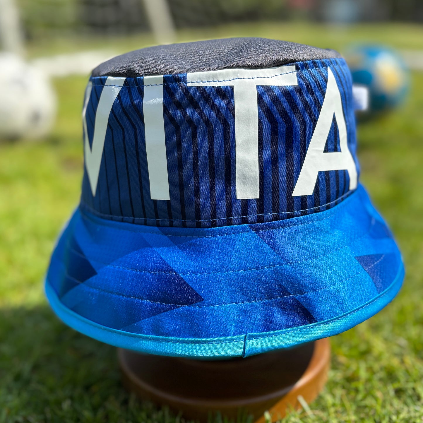 Stockport County bucket hat (adult 62-63 cm) - handmade from original shirts
