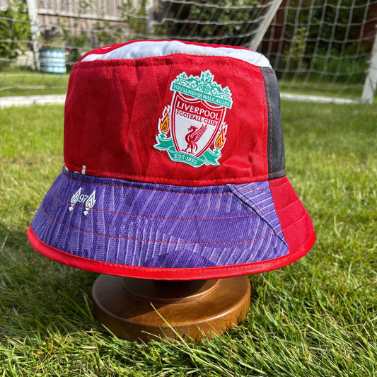 Liverpool bucket hat (adult 62-63 cm) - handmade from original shirts