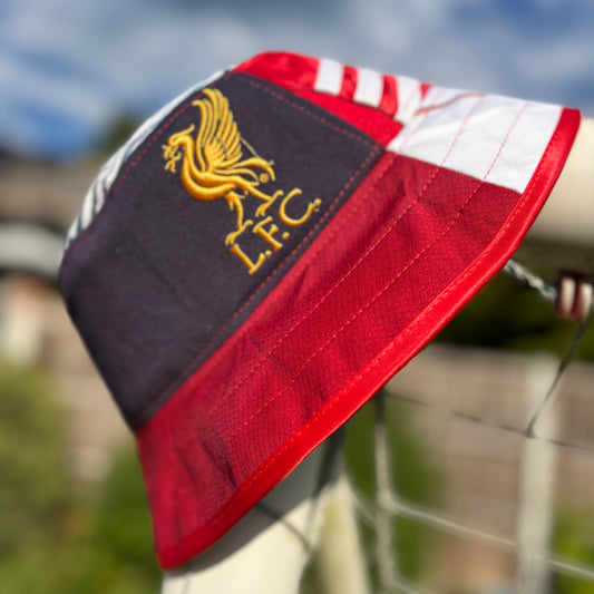 Liverpool bucket hat (adult 62-63 cm) - handmade from original shirts