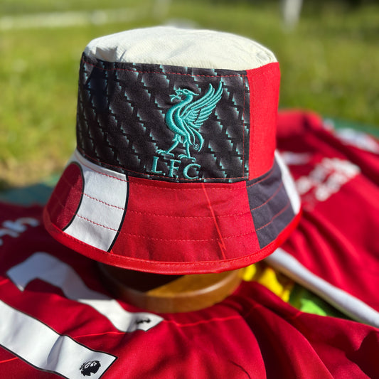 Liverpool bucket hat (adult 62-63 cm) - handmade from original shirts