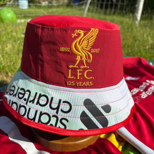 Liverpool bucket hat (adult 62-63 cm) - handmade from original shirts