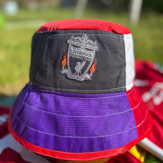 Liverpool bucket hat (adult 63-64 cm) - handmade from original shirts