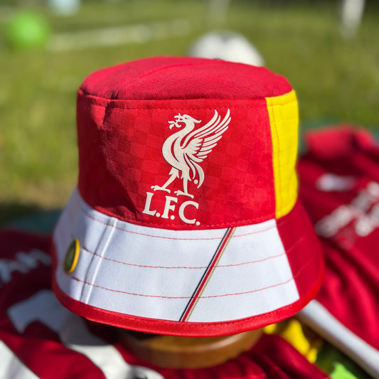 Liverpool bucket hat (adult 62-63 cm) - handmade from original shirts