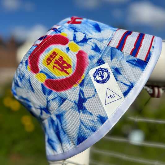 Manchester United x Human Race bucket hat (Kids/Youth/Small Adult - 58-59cm) - made from original shirt