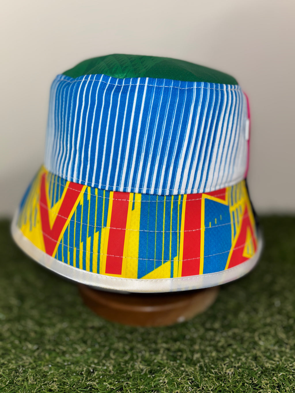 Stockport County bucket hat (adult 62-63 cm) - handmade from original shirts