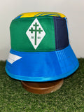 Stockport County bucket hat (adult 62-63 cm) - handmade from original shirts