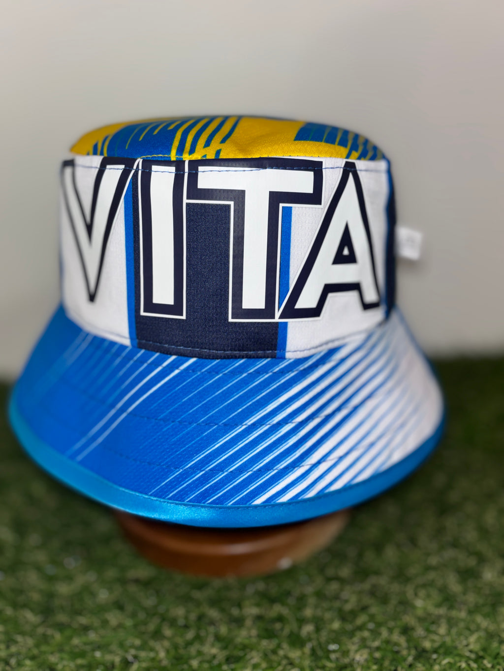 Stockport County bucket hat (adult 62-63 cm) - handmade from original shirts