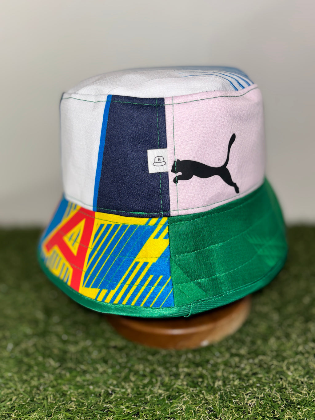Stockport County bucket hat (adult 62-63 cm) - handmade from original shirts