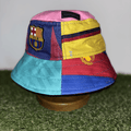 Barcelona bucket hat (adult 61-62 cm) - handmade from original shirts