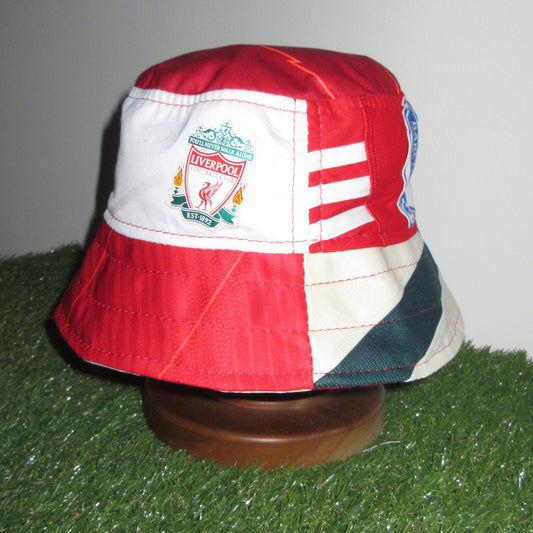 Liverpool bucket hat (adult 61cm) - handmade from original shirts