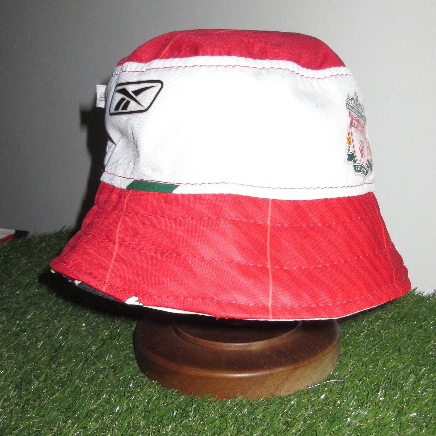 Liverpool bucket hat (adult 61cm) - handmade from original shirts