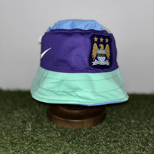 Manchester City bucket hat (adult) - handmade from original shirts