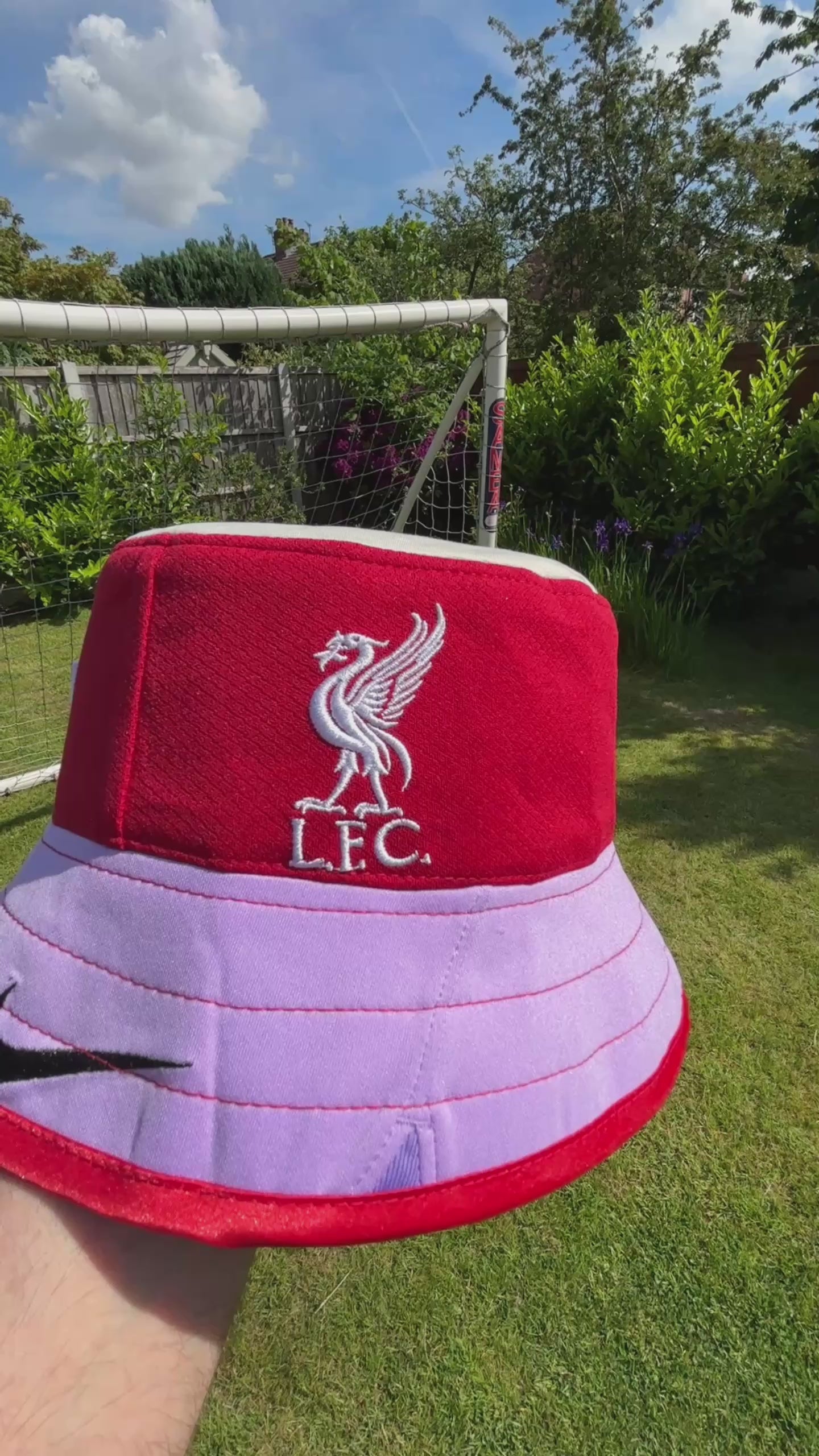 Liverpool bucket hat (adult 62-63 cm) - handmade from original shirts