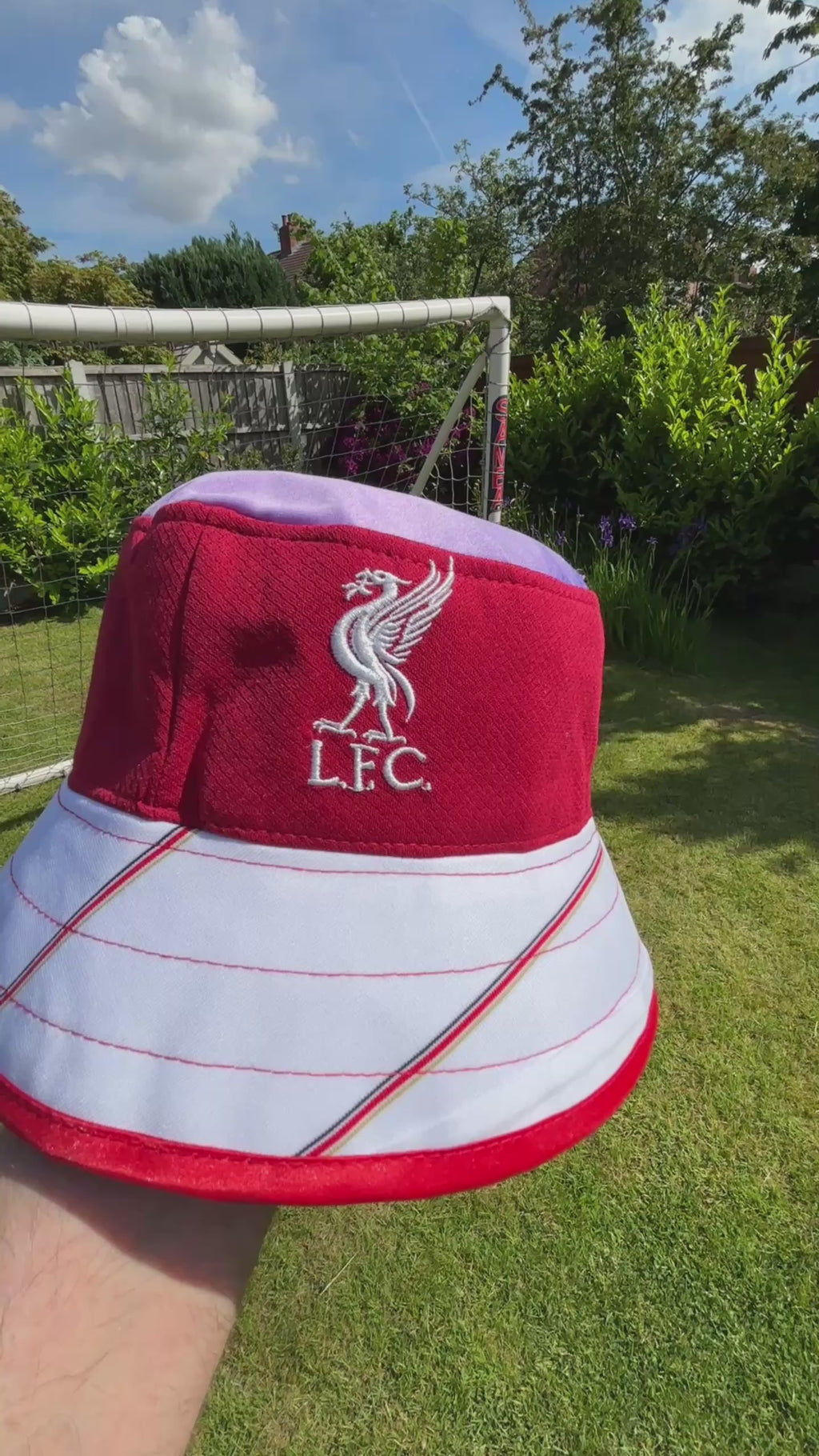 Liverpool bucket hat (adult 62-63 cm) - handmade from original shirts