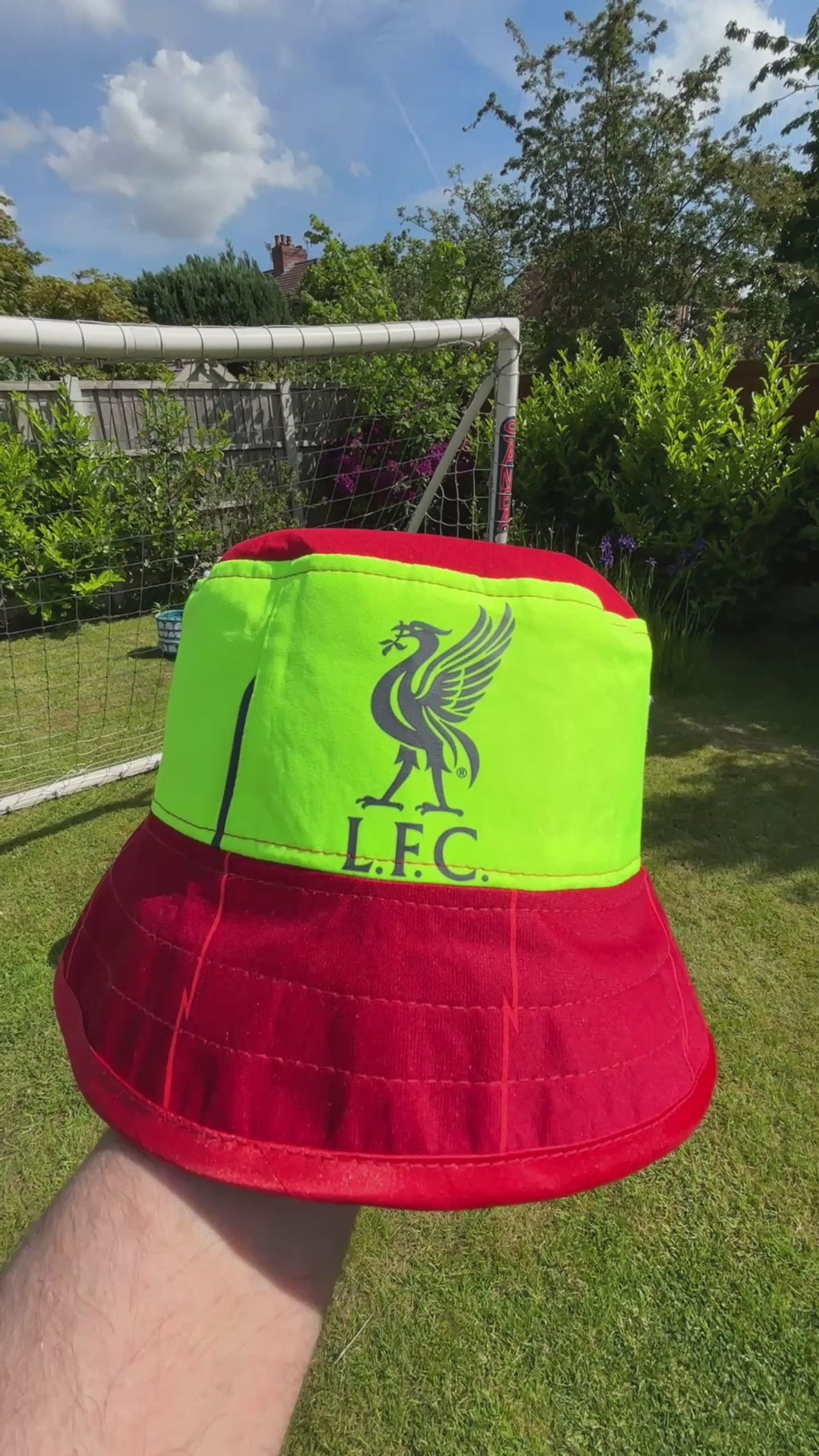 Liverpool bucket hat (adult 62-63 cm) - handmade from original shirts